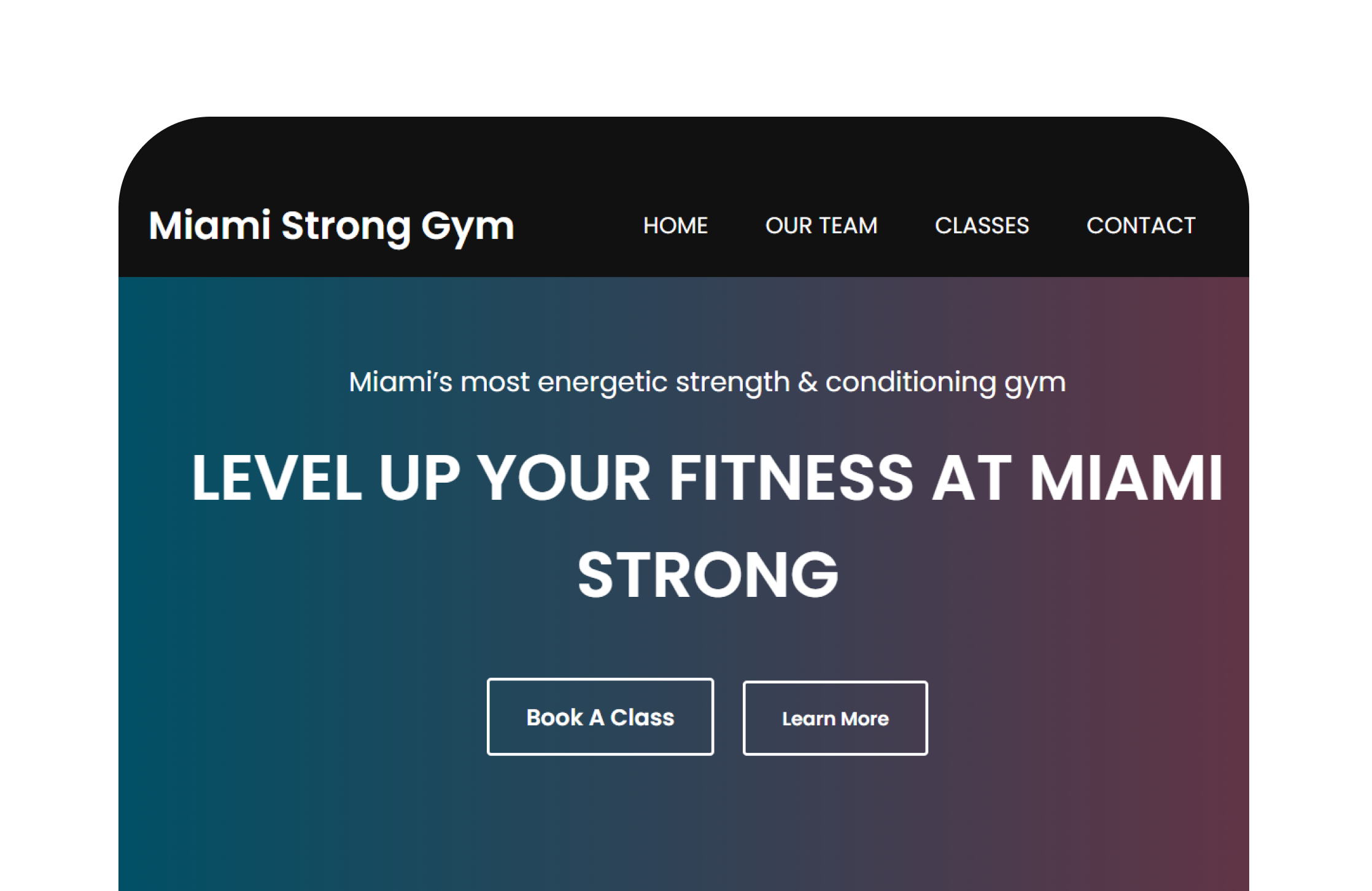 Gym Website